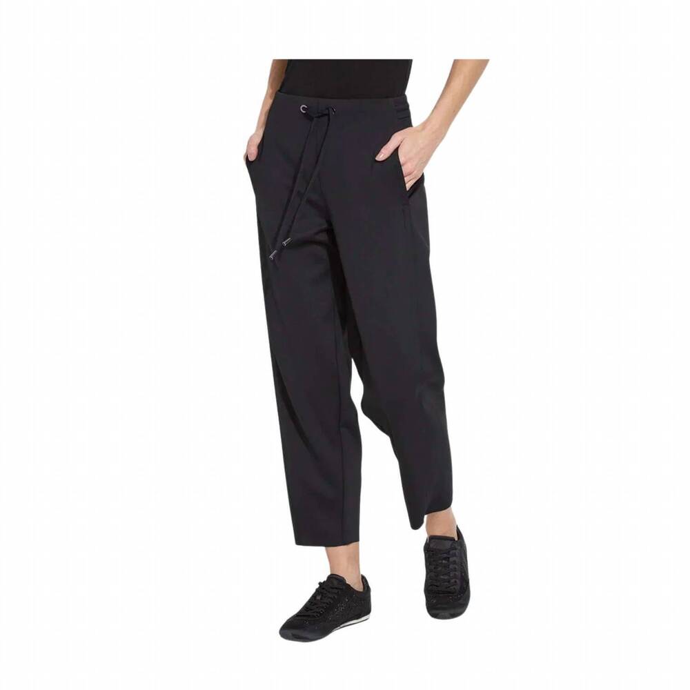 NEW LYSSE women's desi neoprene barrel jogger in black